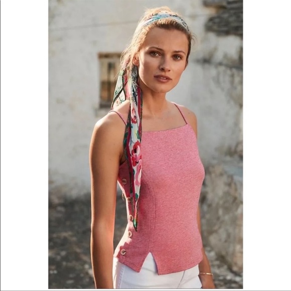 Anthropologie Pantego Button Detail Tank Size Small - Picture 1 of 6